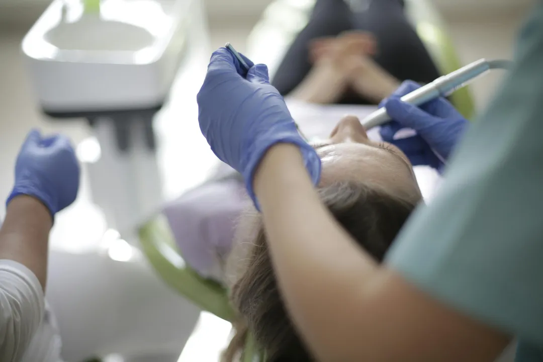 Clean and modern dental treatment room